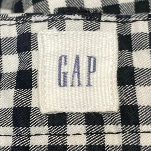 Gap The City Black White Gingham Checkered Mid Rise Casual Mini Shorts Size 4 - Picture 4 of 5